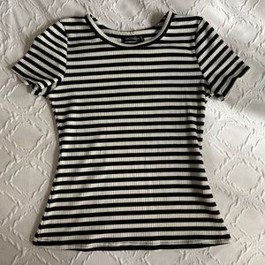 B&W striped shirt